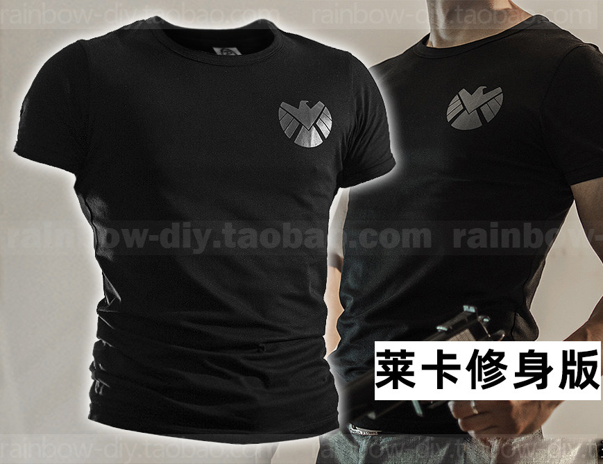 Agents of S H I E L D Agents of S H I E L D LOGO T-shirt Slim-fit version of Coulson's same paragraph