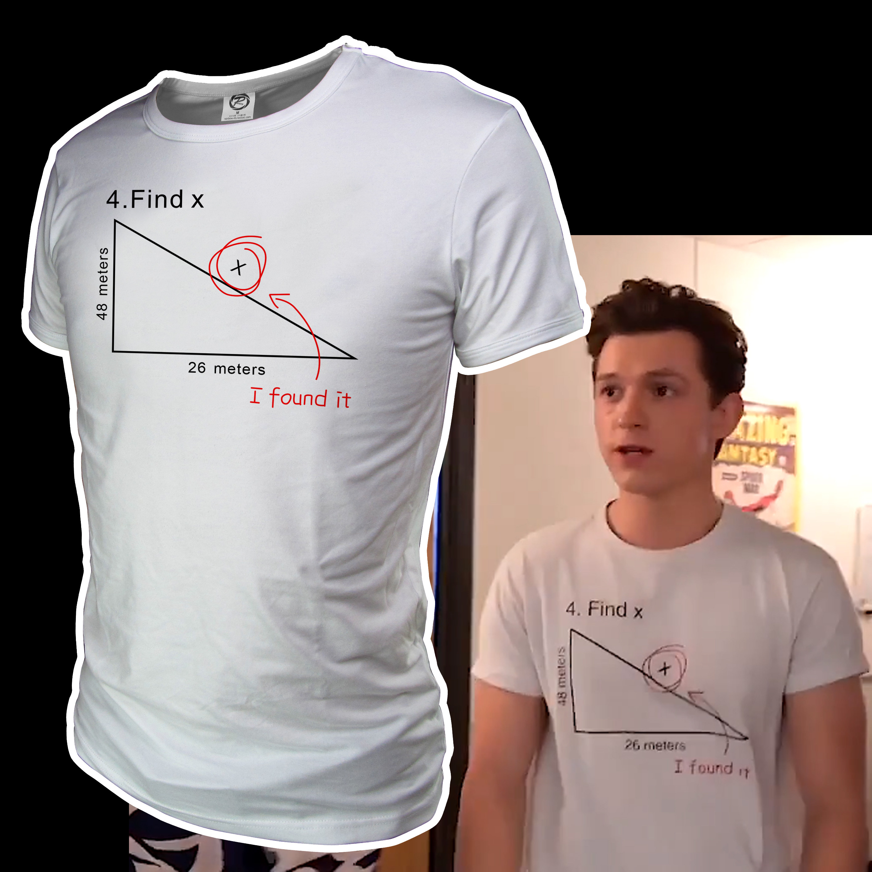 Spider-Man Homeless T-Shirt Tom Holland Same See X Find X Peter Parker