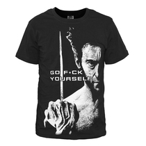 Wolverine 3 t-shirt logan logan wolverine X-Men X combat police go f*ck yourself clothes