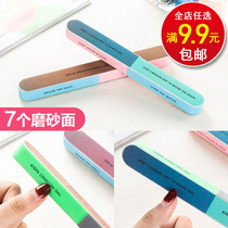 Multi-sided nail file sanding bar polishing file manicure tool nail file six-sided nail grinder manicure block