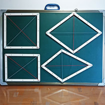 Teaching AIDS open class mathematics junior high school geometry diagonal demonstration rectangular parallelogram square splicing strip