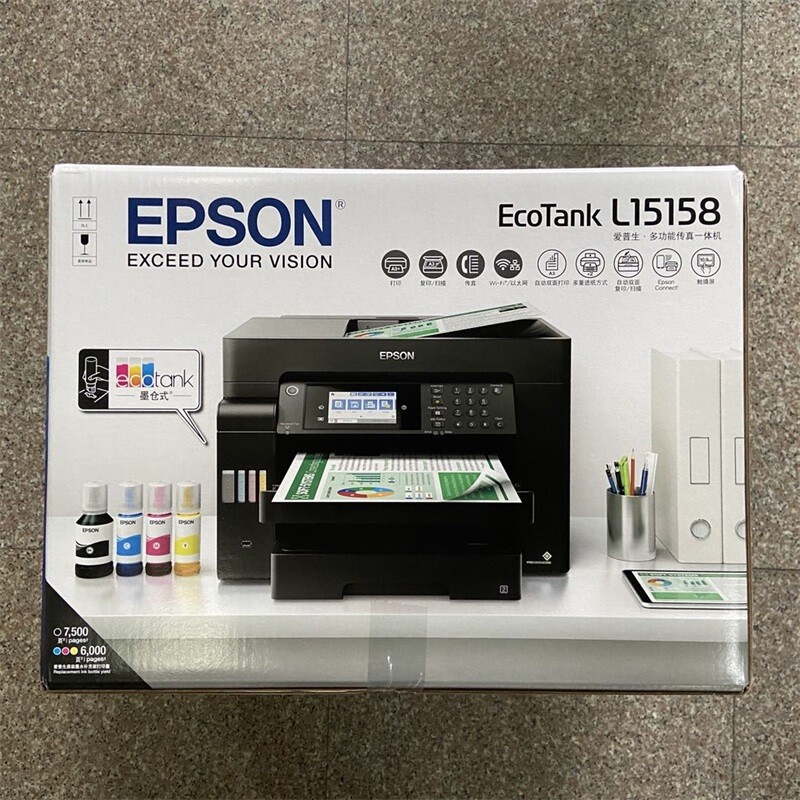 Epson L15158 L15168A3 Continuous Ink Supply System Duplex Printing Photocopying Scanning All Wireless Multifunction