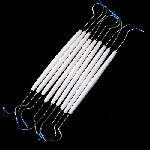 Инструменты для очистки Vajrayana Очистка иглы двойная голова может использовать буддийские бусинки для игры в поставки DIY