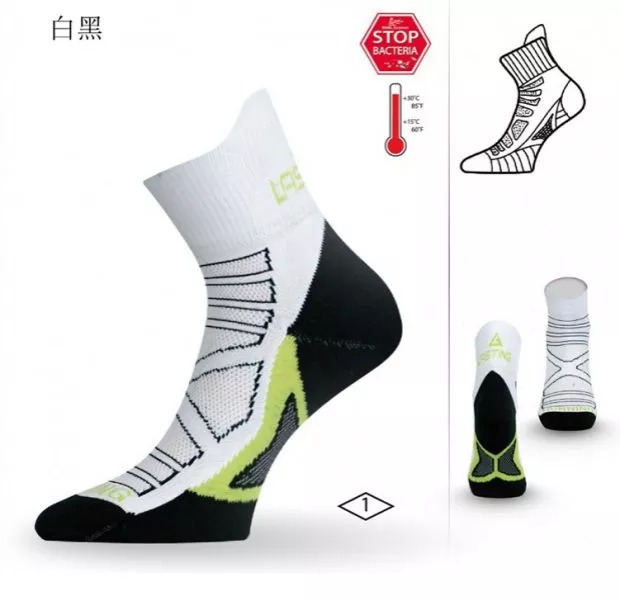 Nhập khẩu châu Âu Le Shi Di mẫu nam và nữ chạy chậm marathon thể thao thông gió nhanh khô khử mùi hôi RPC - Vớ thể thao tất vans