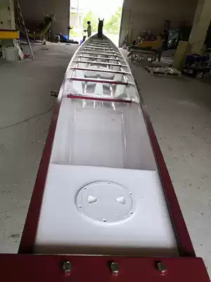 Customized National Standard competition glass fiber dragon boat standard 22 people handmade dragon boat competition training dragon boat boat