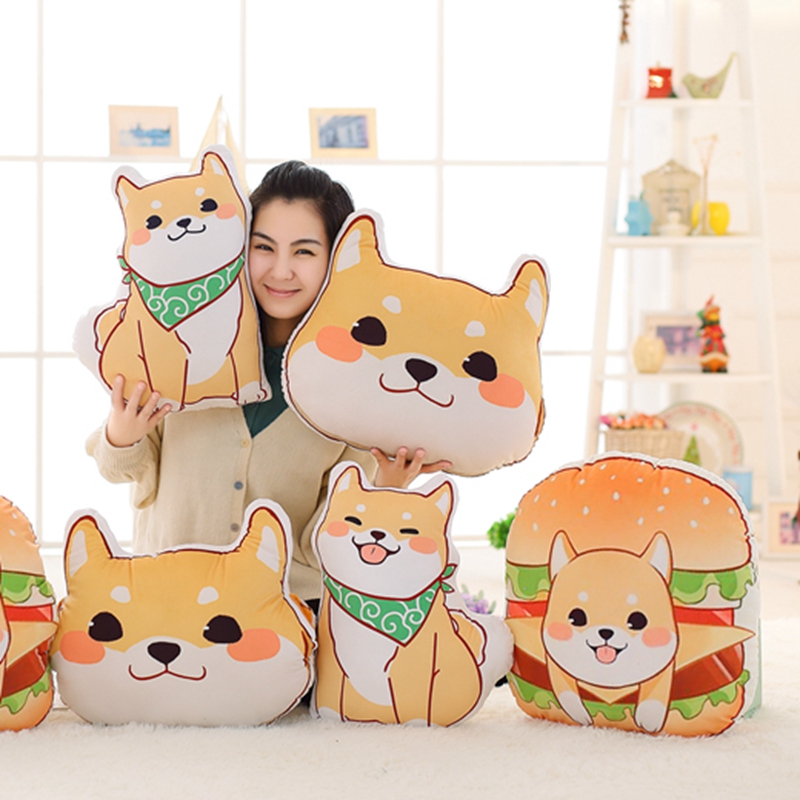 Scarf Matchup Dog Plush Cartoon Dogg Paparazzi Warm Hands Cover with pillows resting on pillows to meddle in New Year's practical gifts