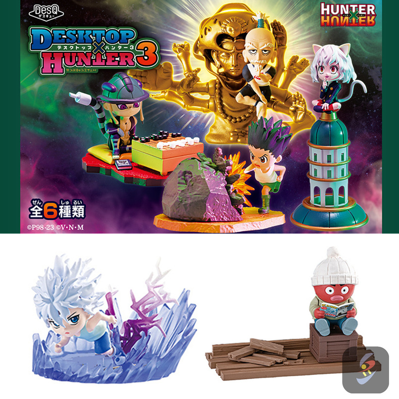 In Stock  Re-Ment Full-Time Hunter Desktop Collection 3Rd Edition Figurine Box Egg Trendy Toy Props Kiyogami