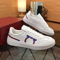 European Station FHA Spring and Autumn New Leather Leisure Little White Shoes Sleeper Shoes Low Help Men Shoes