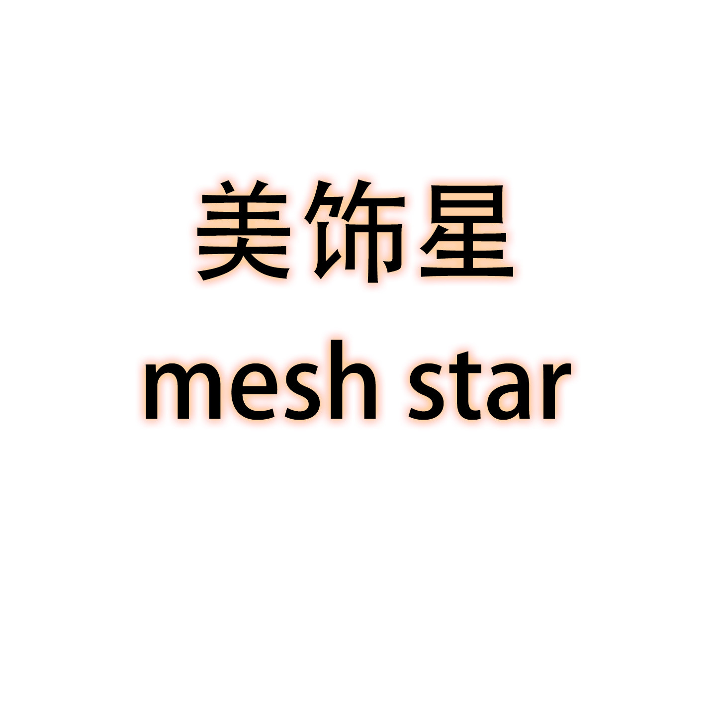 美饰星mesh star饰品店的LOGO