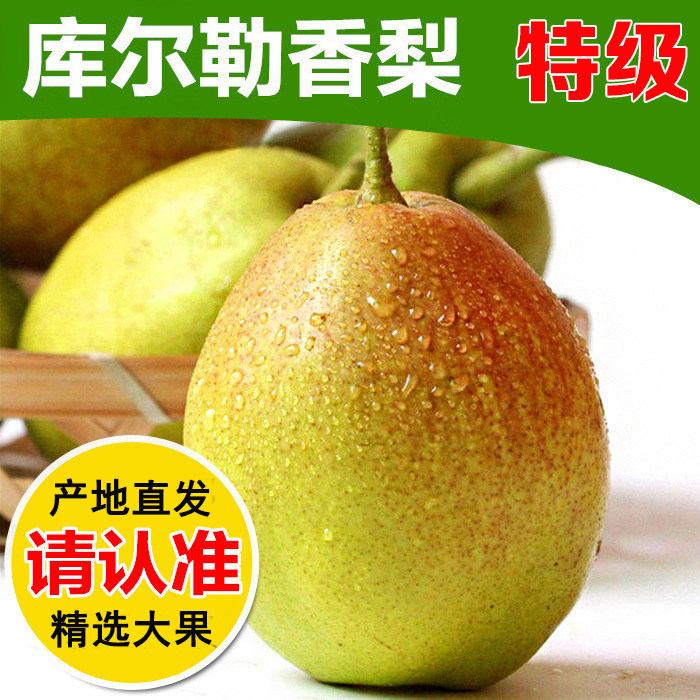 Think Nanny pear Xinjiang Kulle fresh fruit Xinjiang Kulle fragrant pear fresh 10 catty whole box of special grade
