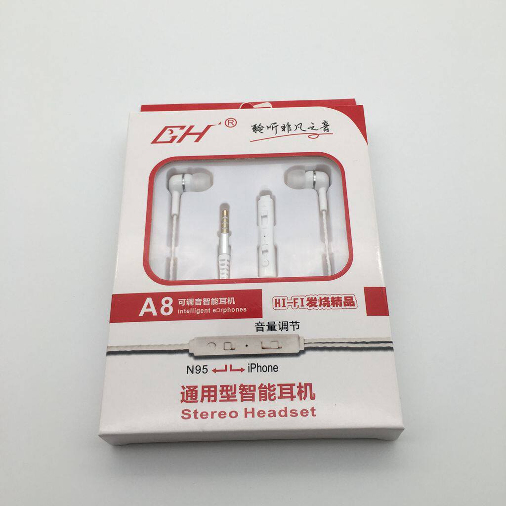 GHA8 fully compatible headphones Versatile Universal Tuning Smart Headphones New Thread Headphones Heavy Bass-Taobao