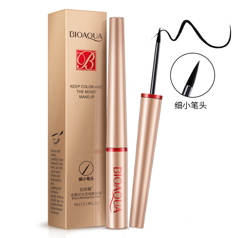 Eyeliner Waterproof sweat resistant pen black slim grown eyewear eye line pen