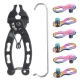 11 Speed-Colorful-3 Пара Magic Buckle+набор инструментов