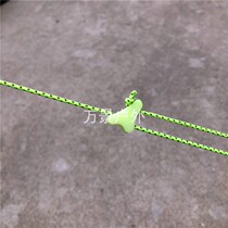 3 meters reflective windproof rope Tent rope Luminous rope Fluorescent rope Canopy rope clothesline fixed outdoor rope buckle