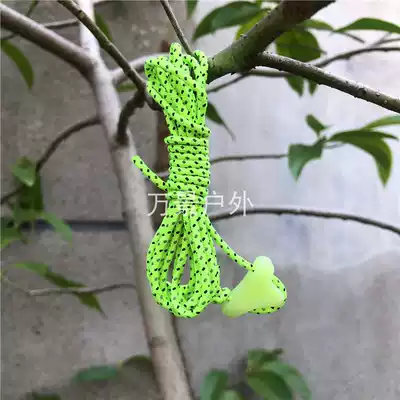 2 5 m reflective windproof rope tent rope luminous fluorescent rope canopy rope clothesline fixed outdoor drawstring buckle