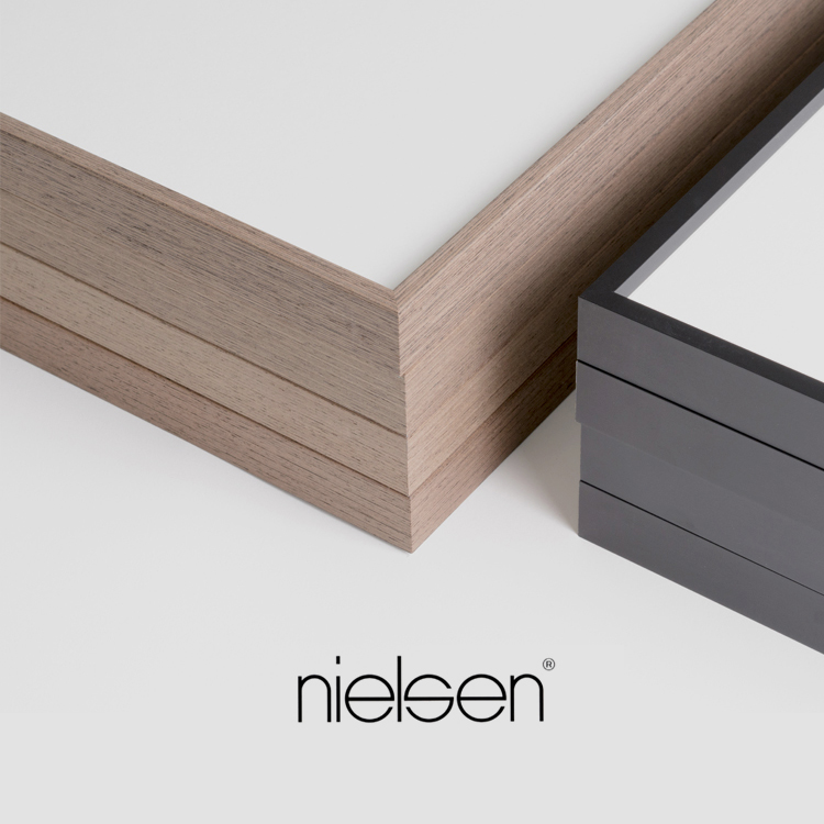 German NIELSEN aluminum alloy photo frame acid-free mounting service