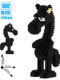 40cm Year of the Horse Internet celebrity popular black horse building block ornaments