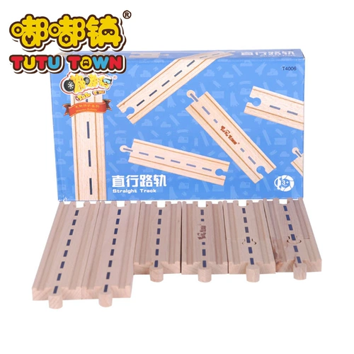 Деревянная игрушка с рельсами, комплект