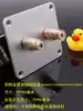 Original design Two square pure copper speaker junction box board HiFi audio DIY accessories Aluminum alloy terminal post