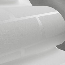 3D three-dimensional white brick brick wallpaper concave and convex non-woven bedroom living room clothing store white brick moisture-proof wallpaper