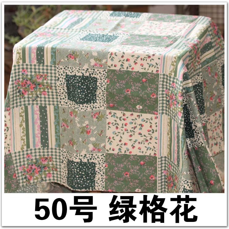 100 loại màu bông chất liệu linen DIY handmade khăn trải bàn sofa gối rèm vải nền vải