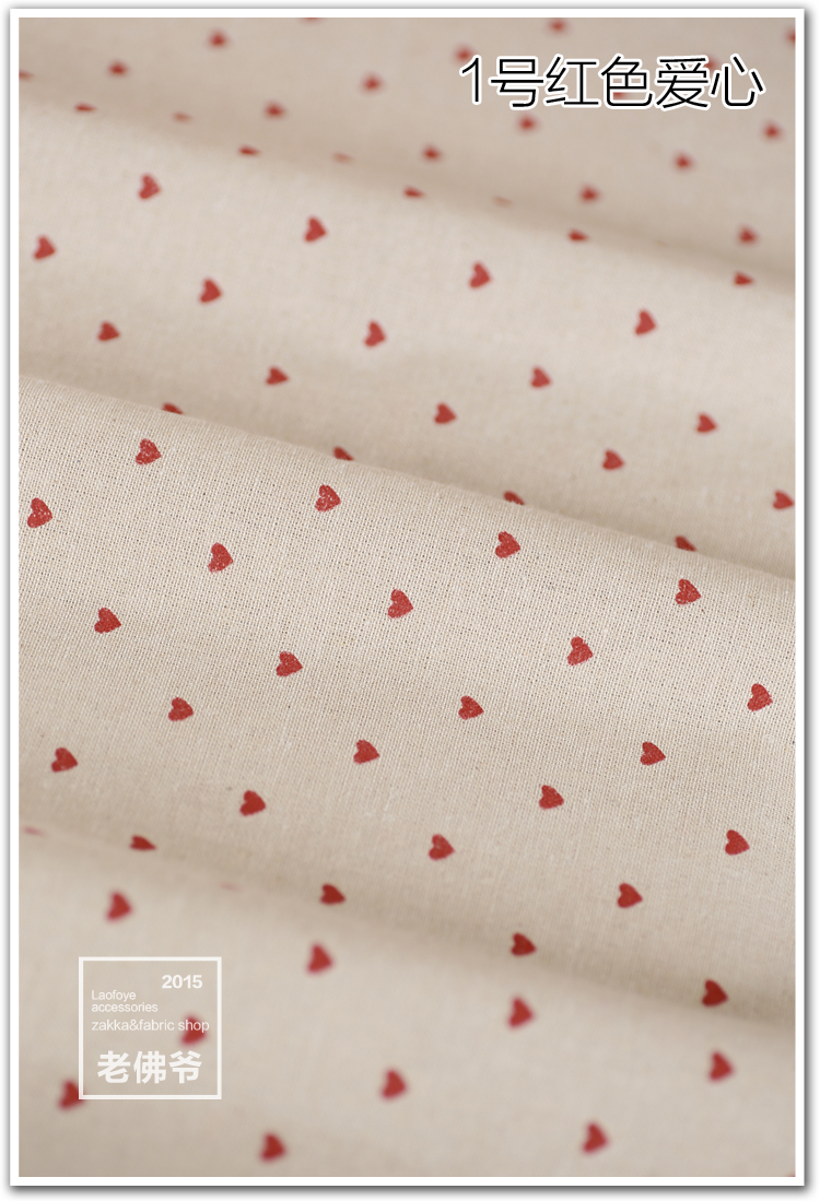 Sản phẩm mới dễ thương hình trái tim đào trái tim bằng vải cotton handmade Tự làm gối khăn trải bàn thủ công bông vải lanh cotton thô