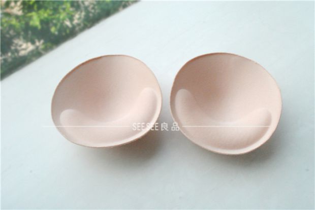 Đồ lót ngực áo tắm pad dày trên miếng bọt biển tròn dày chèn miếng đệm ngực nửa vòng tròn bikini dày miếng mút độn ngực chính hãng