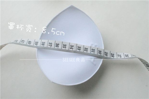 Đồ lót ngực áo tắm pad dày trên miếng bọt biển tròn dày chèn miếng đệm ngực nửa vòng tròn bikini dày miếng mút độn ngực chính hãng