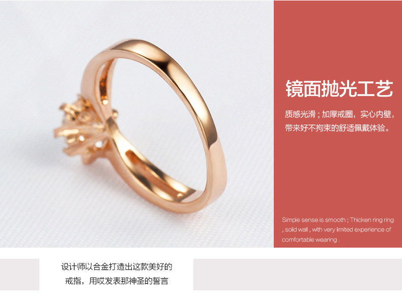 Bague Femme IAMPXIN   en Zircone synthetique strass - Ref 3088833 Image 12