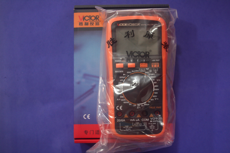 Victory VC9803A High Precision Digital Multimeter Multimeter Multimeter Backlight Firewire Judgment