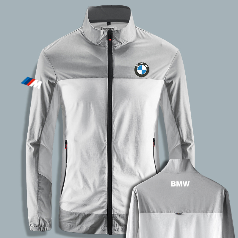 Bmw Skin Jacket Motorcycle Racing Car Mercedes-Benz Audi Motorcycle Riding Sun Protection Clothing Men's Clothing Off-Road E-Crew