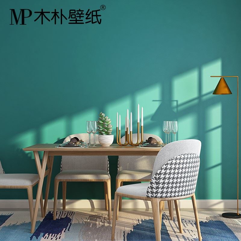 Pvc水色壁紙臥室ins風壁紙男女大學生宿舍紙家用