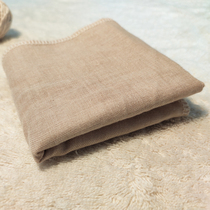 Natural colour cotton handkerchief without fluorescent agent pure all-cotton handkerchief with brown environmental protection cotton towel gauze baby saliva towel