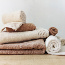 Organic cotton yarn natural colour cotton woven towel bath towel bath towels pure all-cotton children baby A soft baby