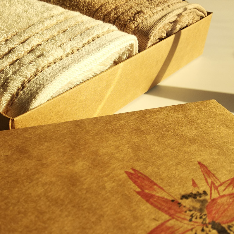 Small watt-home towel series cardboard box dress (only for group purchase scheduled) - Taobao