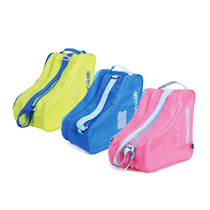 Slip-Inspired Professional Children Wheel Slip Bag Thickened Breathable Double Layer Mesh Cloth Containing Helmet Protector Shoes Skating Single Shoulder Bag