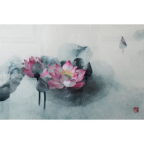 Hand embroidery collectible silk Bian embroidery peony works by provincial arts and crafts master Duan Xiping