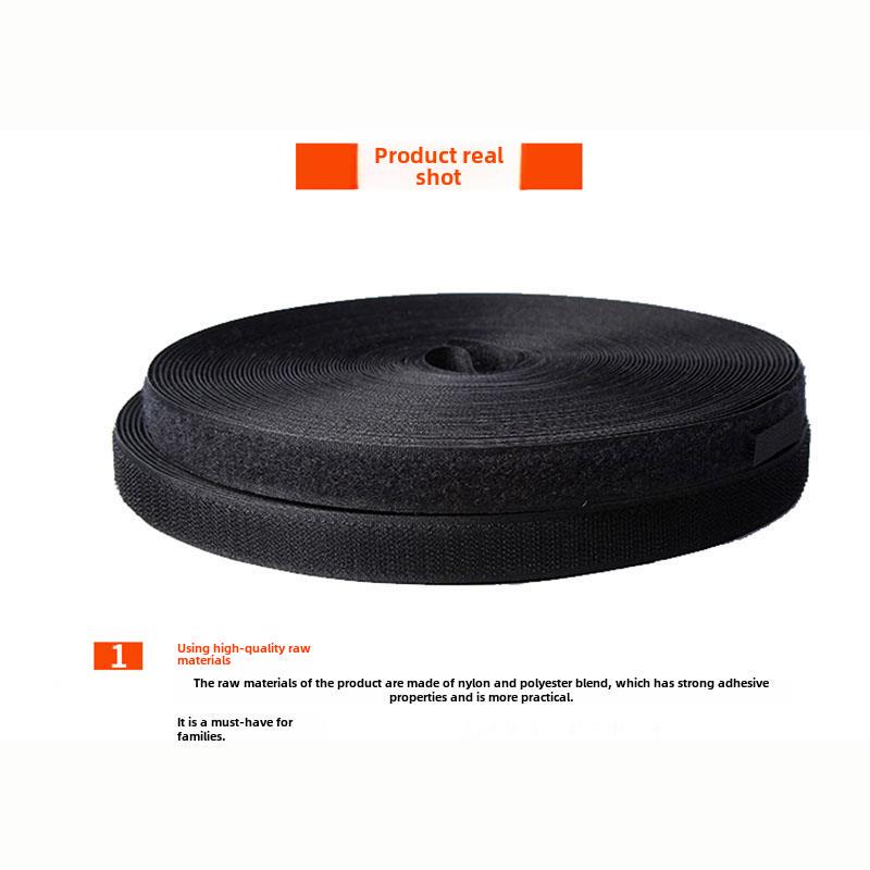 Non-Adhesive Hook and Loop Fasteners, Pack of 25m Non-Adhesive Fasteners, Nylon Hook and Loop Fasteners for Baby Clothes and Shoes