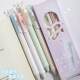 2025 New Model High-Appearance-Value Ins-Style Pens for Girls, Elementary School Students, Aurora Butterfly Rotating Gel Pens, High-Appearance-Value Black Pens for Student Exams and Cs Practice