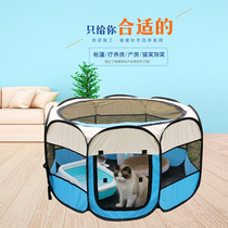 Factory ready stock kennel cat nest closed pet delivery room recuperation room steel wire storage Oxford cloth pet octagonal cage