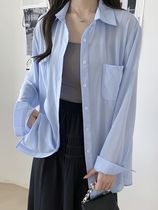 (Oufan) 9008 sun protection shirt womens 2023 summer new chiffon shirt thin cardigan design top
