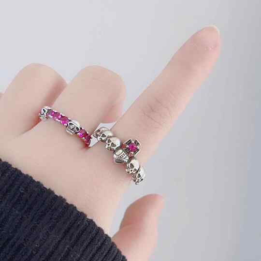 Animation peripheral spell battle ring double-sided Su Nuo Gojo Satoru Kuroe COS index ring male and female adjustable