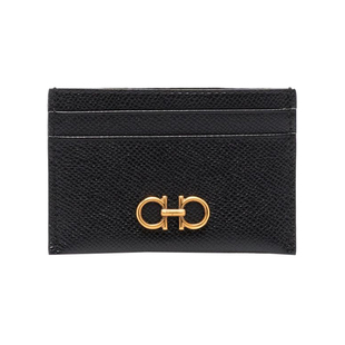女款 皮革敞口钱包 黑色 菲拉格慕 Ferragamo