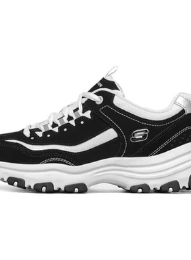 Skechers/斯凯奇 I-Conik 低帮休闲跑步鞋女款黑白88888250-BKW