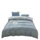 Solid Color Four-Piece Set, Simple Washed Style, Fresh and Modern Brushed Duvet Cover, Ins-Style Quilt Cover, Dormitory Autumn and Winter Bedding 3