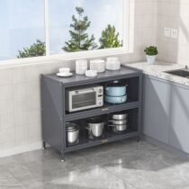 Kitchen cabinet sideboard storage rack floor-standing multi-layer cupboard oven storage cabinet multi-functional storage rack