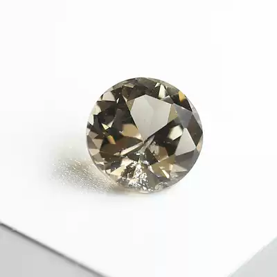 4 11 carat natural hazel tourmaline bare stone round ring surface vitreous fire flash men and women private customization