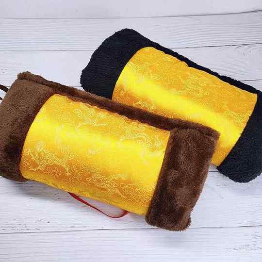 Warm Sleeve Gloves with Chinese Style, Hanfu Warm Gloves, Sleeve Covers for the Elderly, Winter Frost Protection, Warm Hand Cover Cotton Sleeves