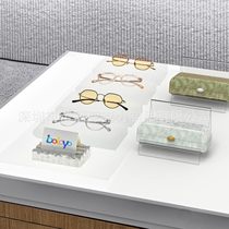 Acrylic transparent wallet handbag laptop tablet stand cosmetics storage display stand 10-piece set