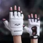 Găng tay đấm bốc Wanchuan Half Finger Children Sanda Fighting Võ thuật Taekwondo Boxing Boxing Boxing Boxing White Set dụng cụ tập taekwondo